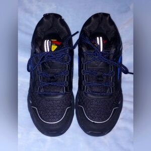 Survivors Black Blue Sneakers Women's 7.5 Nonskid Slip Resistant Work Shoes